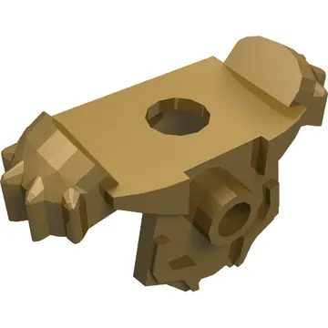 Minifig Neckwear Armour Breastplate with Shoulder Pads, 1 Front Stud and 2 Back Studs