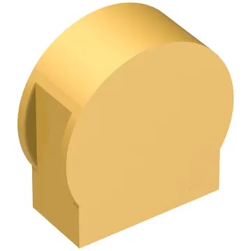 Duplo Brick 1 x 3 x 2 Round Top, Cut Away Sides