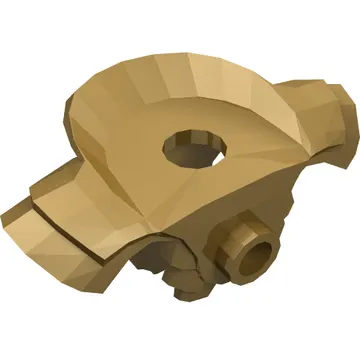 Minifig Neckwear Armour Breastplate with Shoulder Pads and Axle Hole on Back