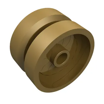 Wheel 18 x 12 with Axle Hole and Stud