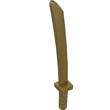 Weapon Sword / Katana / Shamshir with Capped Pommel [Square Guard]