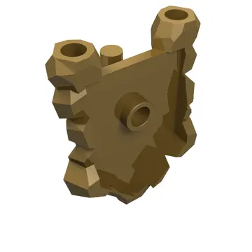 Shield Pentagonal with Rock Edges