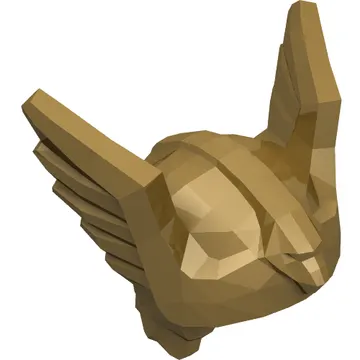 Helmet with Wings and Eagle Head