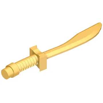 Weapon Sword / Saber with Curved Blade and Hilt