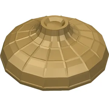 Hat Conical Asian with Raised Center