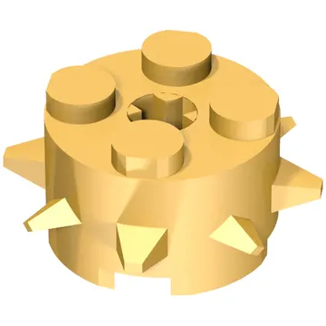 Brick Round 2 x 2 Special with Spikes