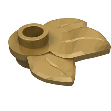 Plant, Plate 1 x 1 Round with 3 Leaves