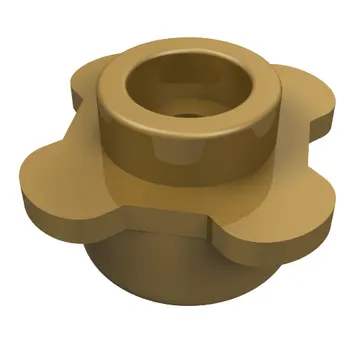 Plant, Flower, Plate Round 1 x 1 with 4 Petals