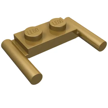 Plate Special 1 x 2 with Handles [Flat Ends / Low Attachment]