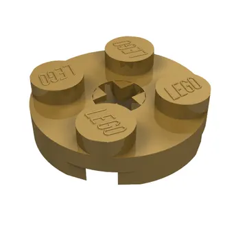Plate Round 2 x 2 with Axle Hole Type 1 (+ Opening)
