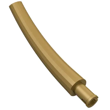 Animal Body Part / Plant, Tail / Neck / Branch / Trunk, Middle Section with Pin, Round Pin Hole