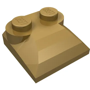 Brick Curved 2 x 2 x 2/3 Two Studs and Curved Slope End