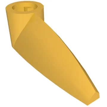 Technic Tooth 1 x 3 with Axle Hole [Hollow Underside]