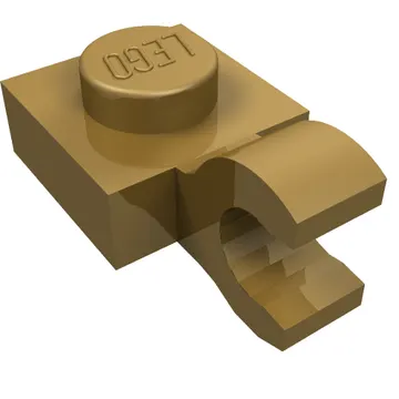 Plate Special 1 x 1 with Clip Horizontal [Thick Open O Clip]