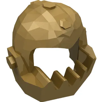 Helmet with Jagged Jaw