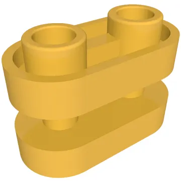 Brick Special 1 x 2 Rounded with Center Bars