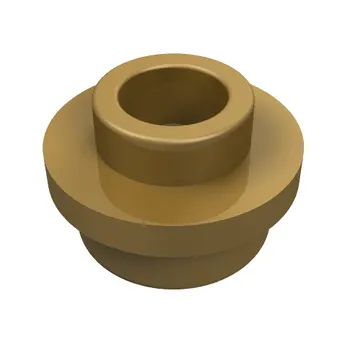 Plate Round 1 x 1 with Open Stud