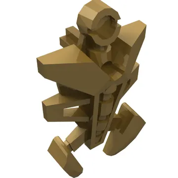 Large Figure Torso Cover, Armor, Small Triangular with Pincer End