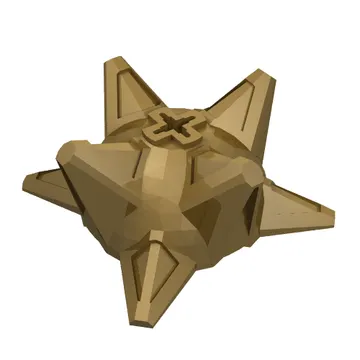 Large Figure Weapon Spiked Ball, Half