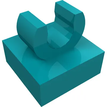Tile Special 1 x 1 with Clip with Rounded Edges