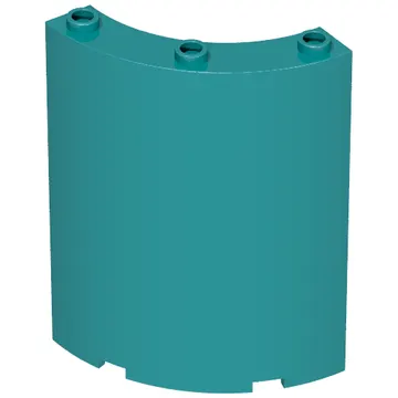 Panel 4 x 4 x 6 Quarter Cylinder