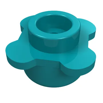 Plant, Flower, Plate Round 1 x 1 with 4 Petals