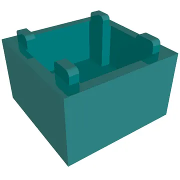 Container Box 2 x 2 x 1 [Plain]