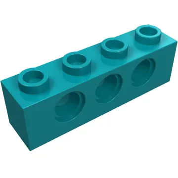 Technic Brick 1 x 4 [3 Pin Holes]