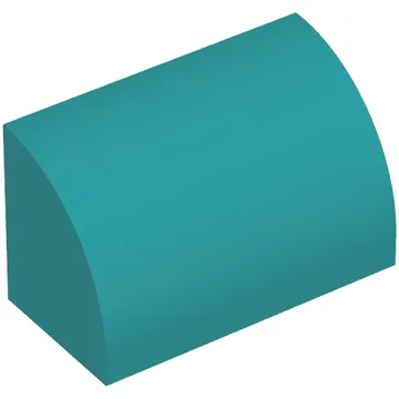 Brick Curved 1 x 2 x 1 No Studs