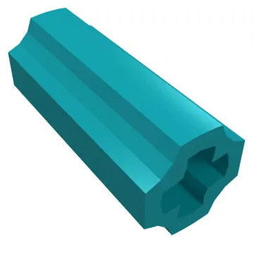 Technic Axle Connector Smooth [with x Hole + Orientation]