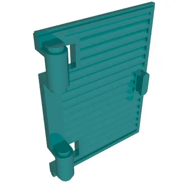 Window 1 x 2 x 3 Shutter with Hinges and Handle