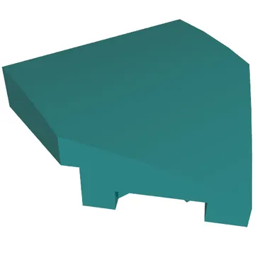 Brick Wedged, Curved 2 x 2 with Stud Notches