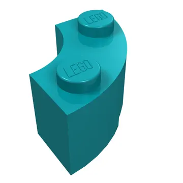 Brick Round Corner 2 x 2 Macaroni with Stud Notch and Reinforced Underside [New Style]