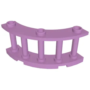 Fence Spindled 4 x 4 x 2 Quarter Round with 3 Studs