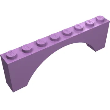 Brick Arch 1 x 8 x 2