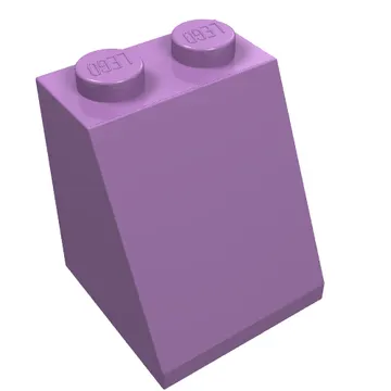Brick Sloped 65° 2 x 2 x 2 with Bottom Tube