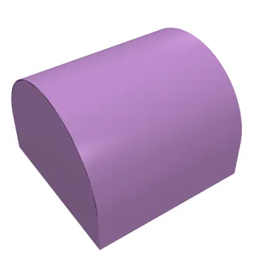 Brick Curved 1 x 1 x 2/3 Double Curved Top, No Studs