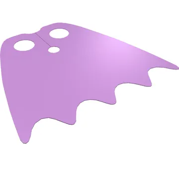 Neckwear Cape, Scalloped 5 Points [Traditional Starched Fabric]