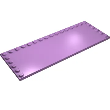 Plate Special 6 x 16 with Studs on 3 Edges