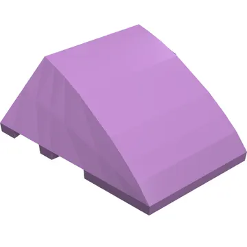 Brick Wedged, Curved 4 x 3 No Studs [Plain]