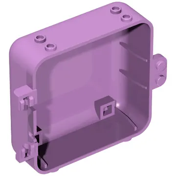 Pod, Square 3 x 8 x 6 2/3 [Female]