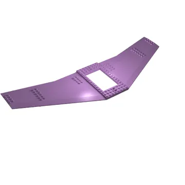 Wing Plate 20 x 56 with 6 x 10 Opening and 4 Holes