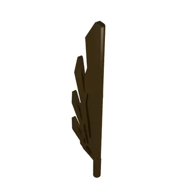 Creature Body Part, Wing 9L with Stylized Feathers