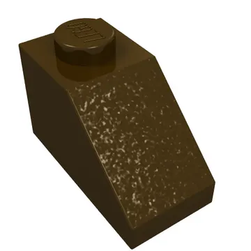 Brick Sloped 45° 2 x 1 with Bottom Pin