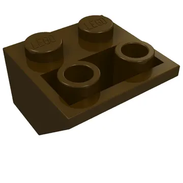 Brick Sloped Inverted 45° 2 x 2 [Ovoid Bottom Pin, Bar-sized Stud Holes]