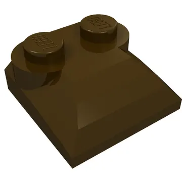Brick Curved 2 x 2 x 2/3 Two Studs and Curved Slope End