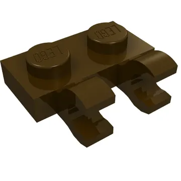 Plate Special 1 x 2 with Clips Horizontal [Open O Clips]