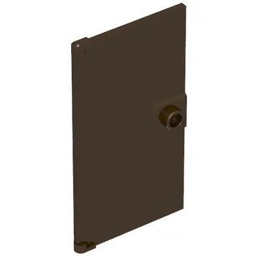 Door 1 x 4 x 6 Smooth with Chamfered Handle Plinth