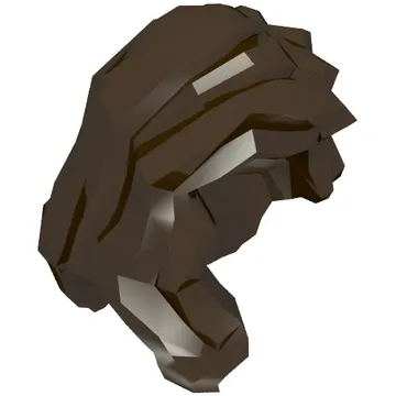 Hair Mid-Length with Part over Front of Right Shoulder
