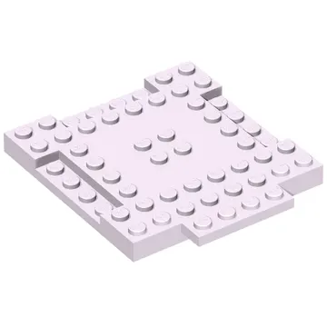Plate Special 8 x 9 x 2/3 with 1 x 4 Recessed